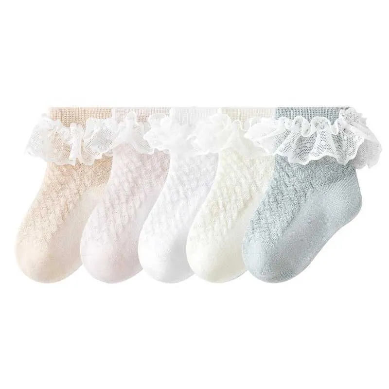 Детские носки Milancel новые детские носки Summer Thin Mesh Hollow Girl Middle Носки кружевные носки принцессы 0-5y 3 пары/ лот