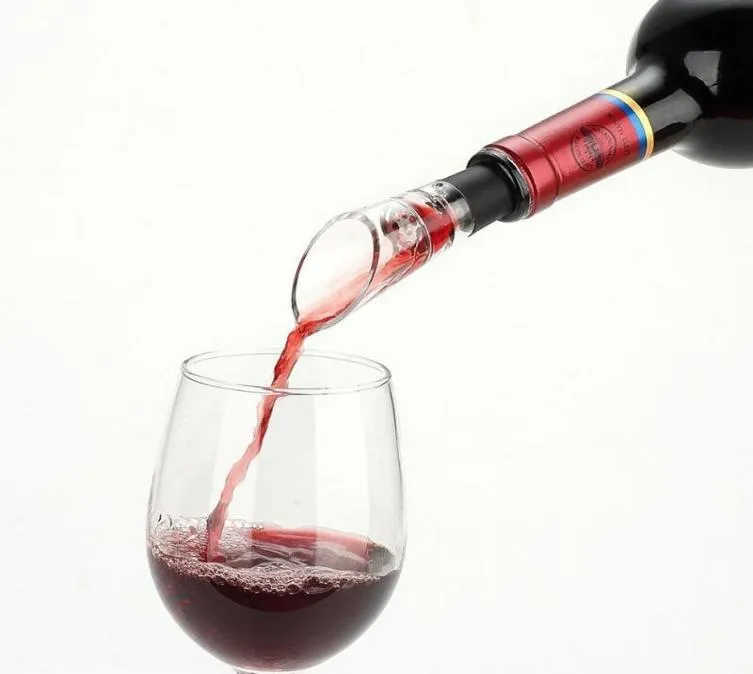 Aérateur de vin rouge Verser le bec de bouteille bouchée décanter verser Aerating Wine Aerator Version Bouteille Spout Stopper DHC17664017098