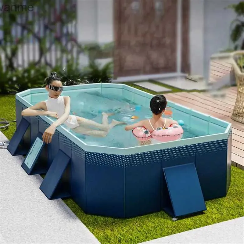 Baignoires sièges 3 m / 2,6 m / 2,1 mswimming piscine gonflable pliable épaisse usure résistante extérieure grande piscine de la piscine familiale