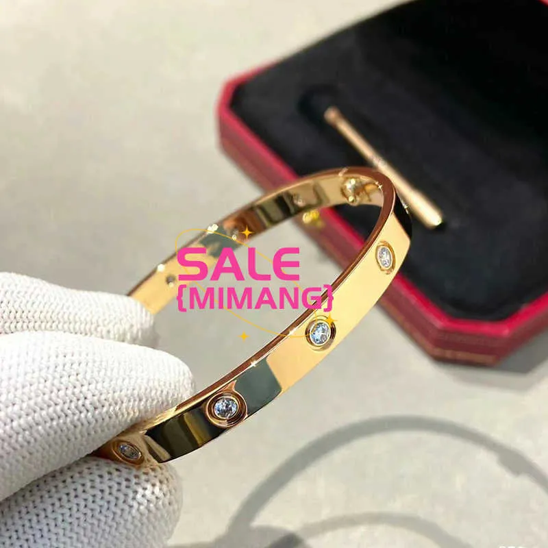 Gold Bracelet Diamond Bracelet Designer Mens and Womens Arms 18K High Quality Bracelet Mens Fashion Bracelet Jewelry 2A9M