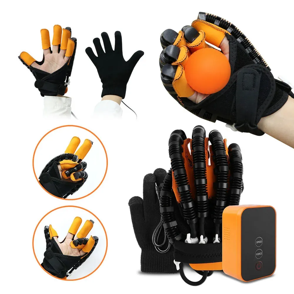 USB -wiederaufladbare linke rechte Rehabilitation Roboter Roboter Handschuh Hemiplegie Hemebralinfarkt Training Handpflege Finger Übung 240508