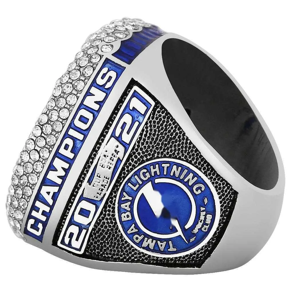 NHL2021 Tampa Bay Lightning Championship Championship Ring Ice Hockey Stanley Cup No. 88 Joueur Ring Nouveau