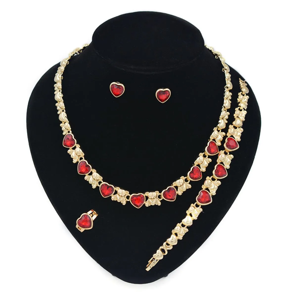 2021 Colares de jóias xoxo Conjuntos de jóias de ouro para mulheres para mulheres brincos de jóias para mulheres set6037072