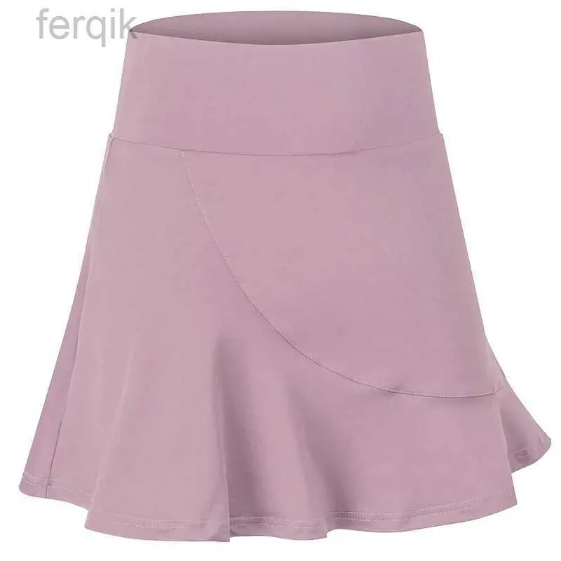 Юбки Скорт женские теннисные скарты мини -платье йоги юбки шорты