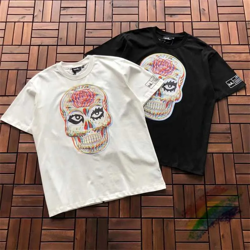 T-shirts masculins Haculla Sugar Standard T-shirt Men Femmes 1 1 High Quty Graffiti Skull Top TS Ts T-shirt T240508