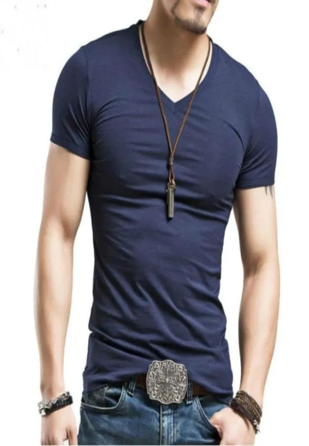 Men039S TOPS TEES SUMMER NEW COTTON v NECK STARE TシャツThe Men Fashion Trends Fitness Tshirt6669228