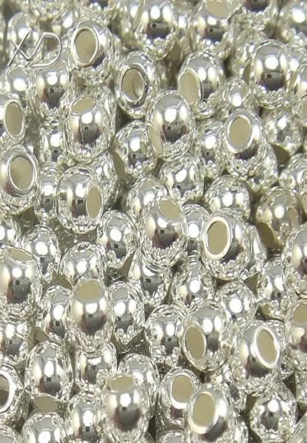 50pcslot 925 Spacers en argent sterling perles de bijoux Constructions de bijoux Composants pour le cadeau de mode bricolage W415878351