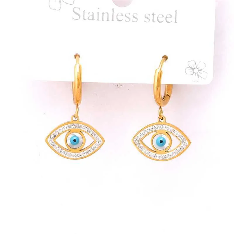 Súprava šperkov evil eye z nehrdzavejúcej ocele so zirkónom_voghion.com