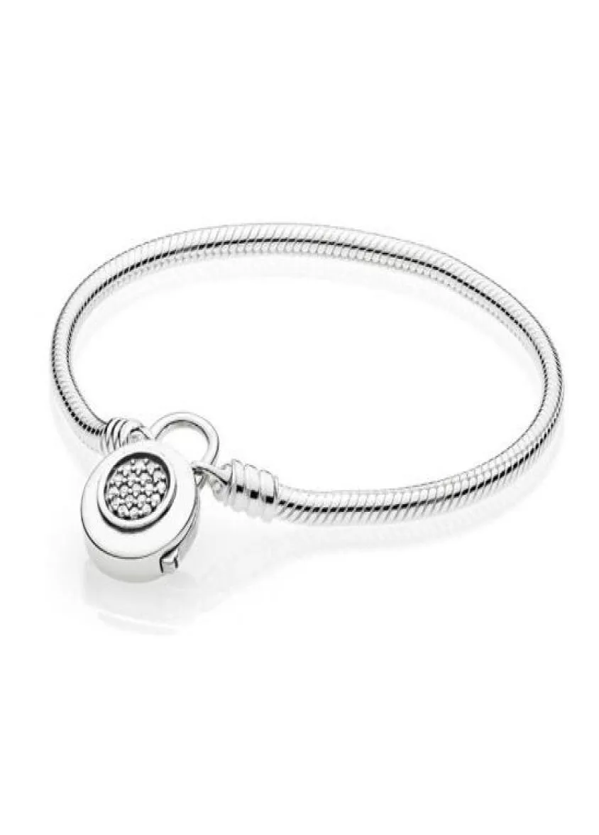 Top sell Authentic 925 Sterling Silver silver rose Charms Bracelet Fit bracelet Dit European Beads Jewelry Real silver Bracelet3800514
