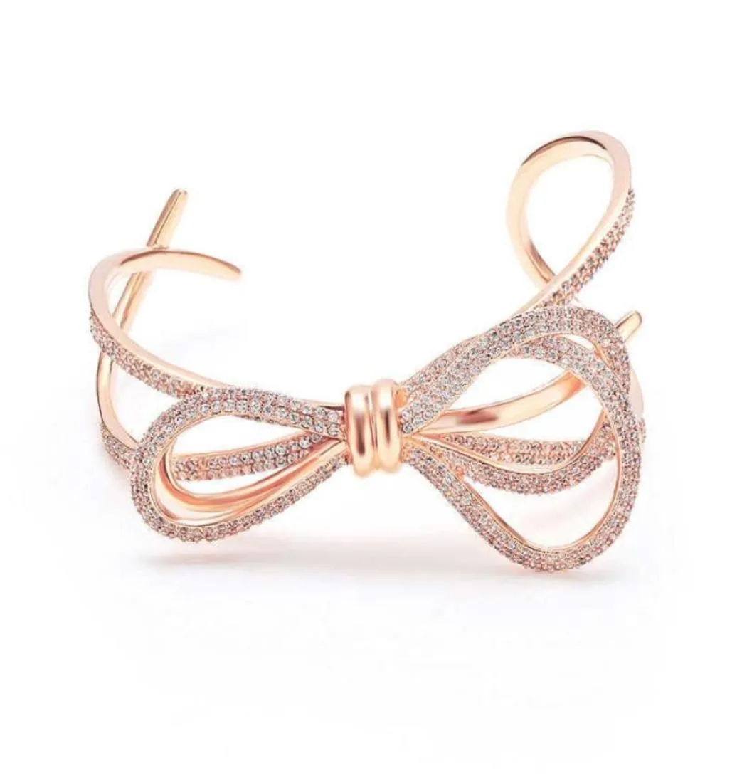 Ladys eleganta lyxiga armband vackra bowknot design mycket tjej charm smycken armband justerbara för kvinnor 21071387554604791223