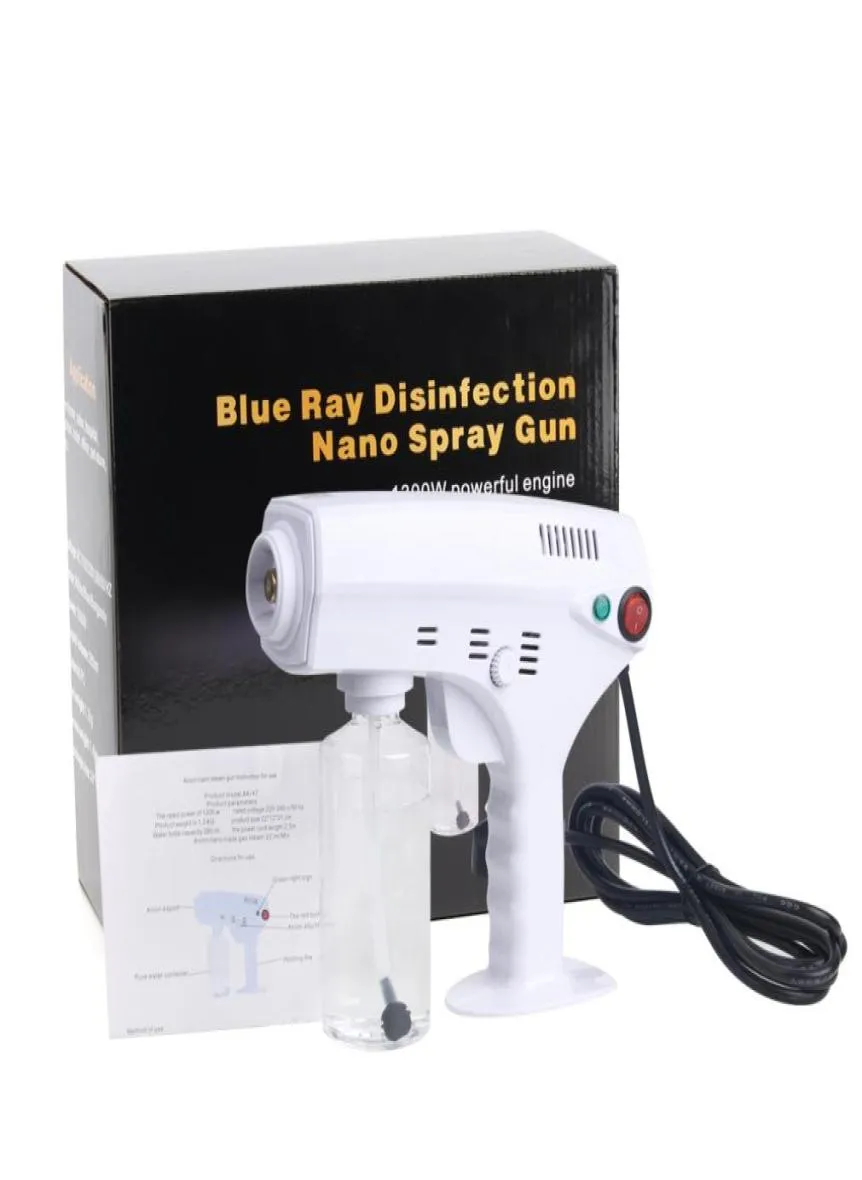 Machine à pulvérisation pour désinfectant nano brume pistolet à pulvérisation avec rayon bleu pour désinfection alcool 75 dhl fedex rapide 4367868