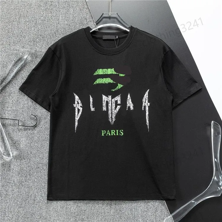 Vente chaude de coton de haute qualité T-shirt de luxe européen Men Nouvelle marque Fashion Cool Designer T-shirts décontractés