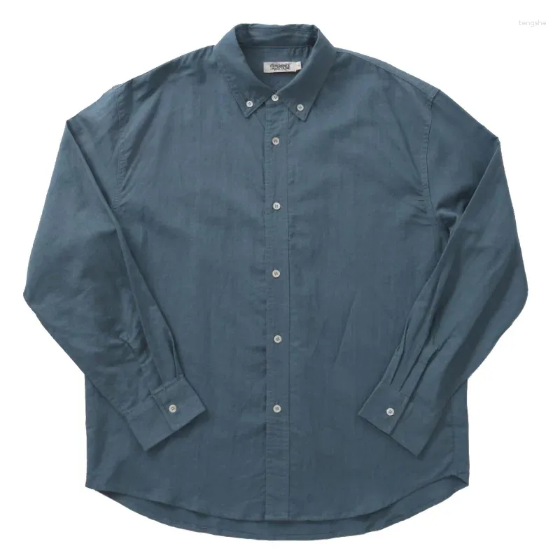 Chemises décontractées pour hommes bouton de chemise surdimensionnée surdimension