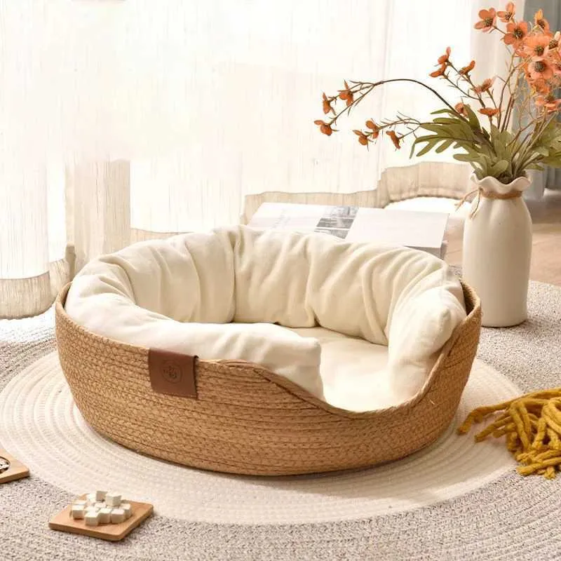 Cat Bed Furniture YOKEE Handmade Bamboo Cat Mat Dog Bed Sofa Waterproof Detachable Mat 2024 From Catherine08 11.8 DHgate.Com