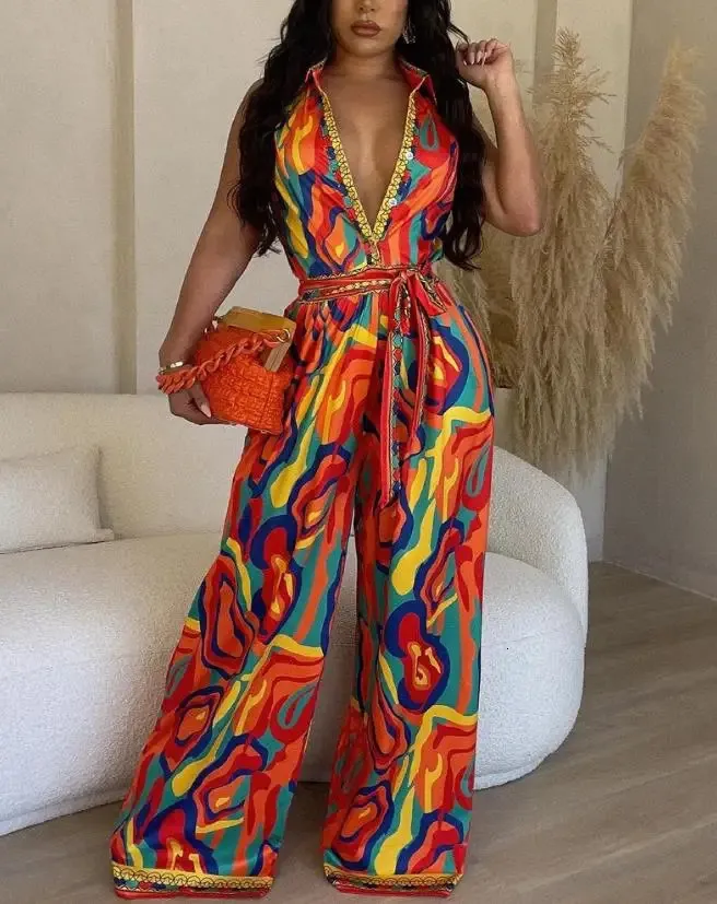 Colorful jumpsuit outfit shop