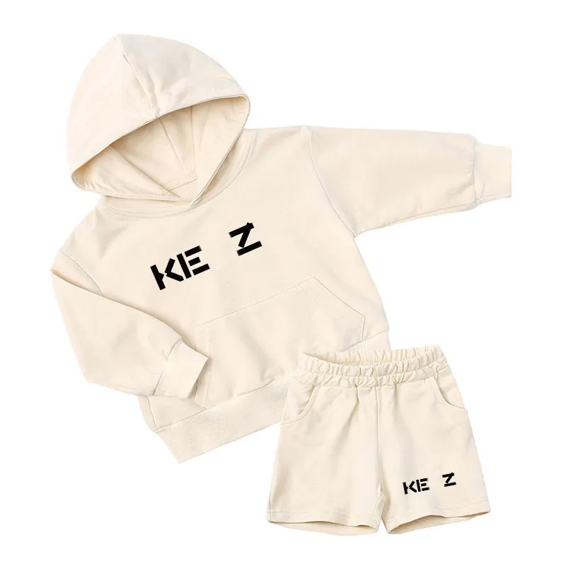 Fashion Boys Girls Hoodie Sets Designer Kleidung Baby Winter Hoodies zweiteilige Kinderpullover Hoodies Set Kinder Baumwollkinder Pullovershirt