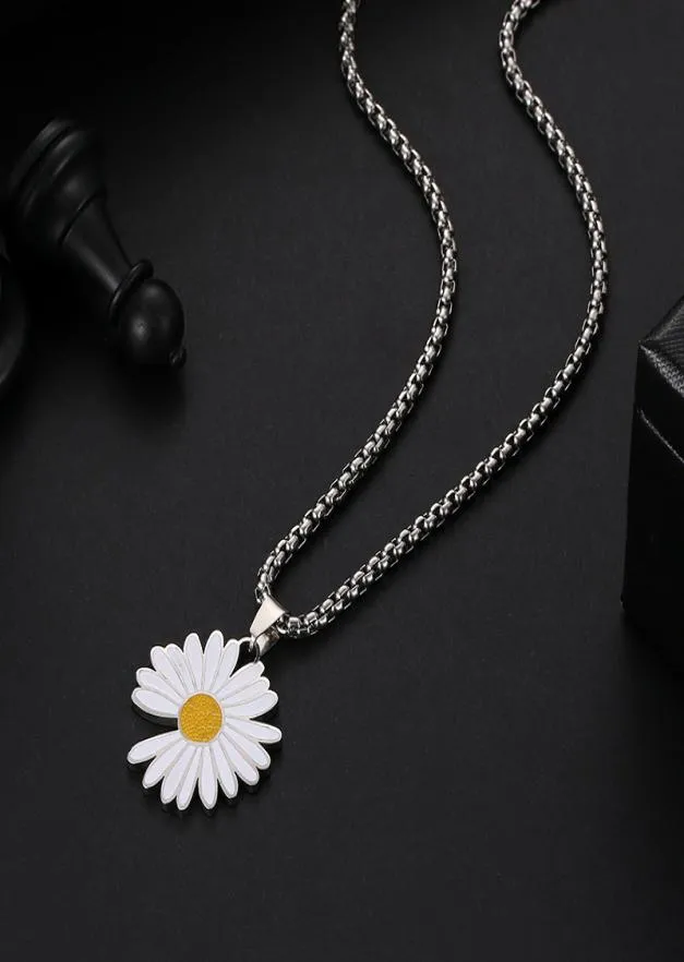 Collier Nelace Daisy GD Simple Quanzhilong Personnalité Trendy Street Hip Hop Men039S and Women039S Style Pendant8656039