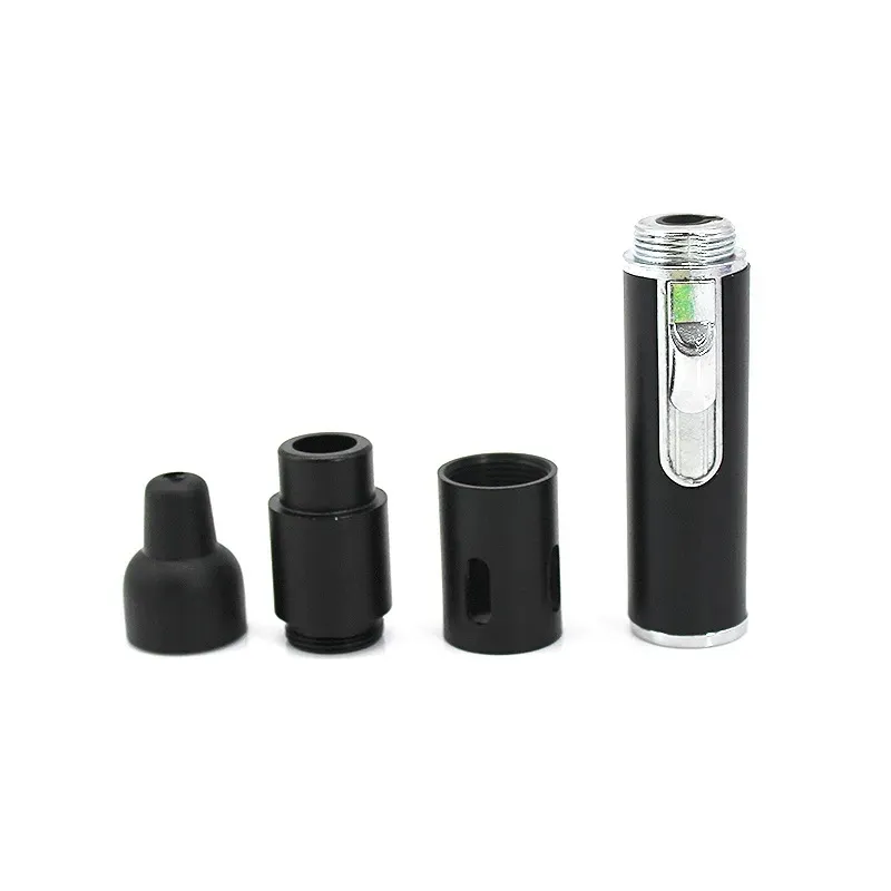 품질 클릭 N 토치 라이터 흡연 파이프 부탄 vaporizer 몰래 Toke Windproof 불꽃 제트 라이터 드라이 허브 담배 휴대용 연기 장치