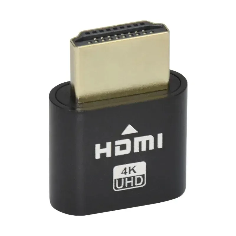 VGA Sanal Ekran Adaptörü HDMI uyumlu 1.4 DDC EDID KUMULU FİKLİ HAFLEST GÖRÜNÜM ELSLANIM EMülatör Emülatör Video Kartı Kilit Plakası