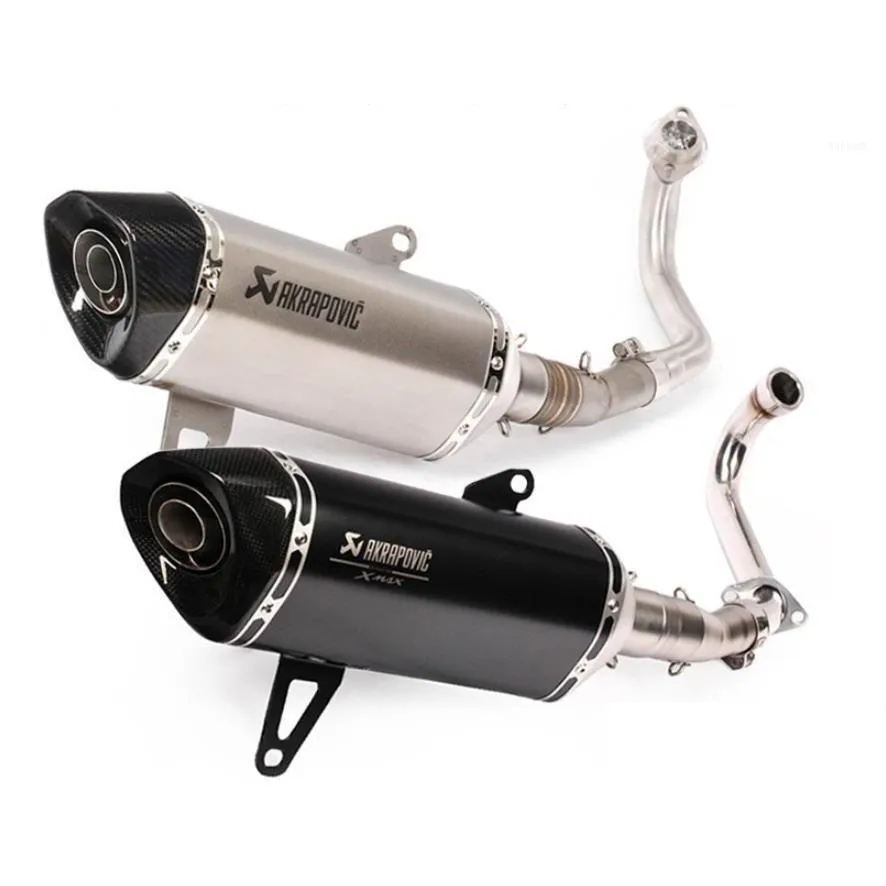 Motorcycle Exhaust System Scooter Modification Xmax250 Pipe Xmax300 Front End Fl Scorpion Pipe1 Drop Delivery Mobiles Motorcycles Dhuce