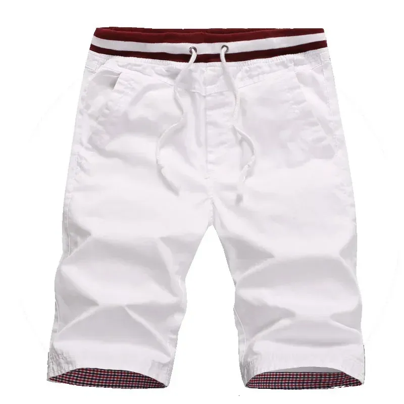 Ly Arrivée Coton Mens Shorts à la plage d'ajustement serré pour hommes adapté aux Bermuda Masculina Jogger S-4XL CYG192 240430