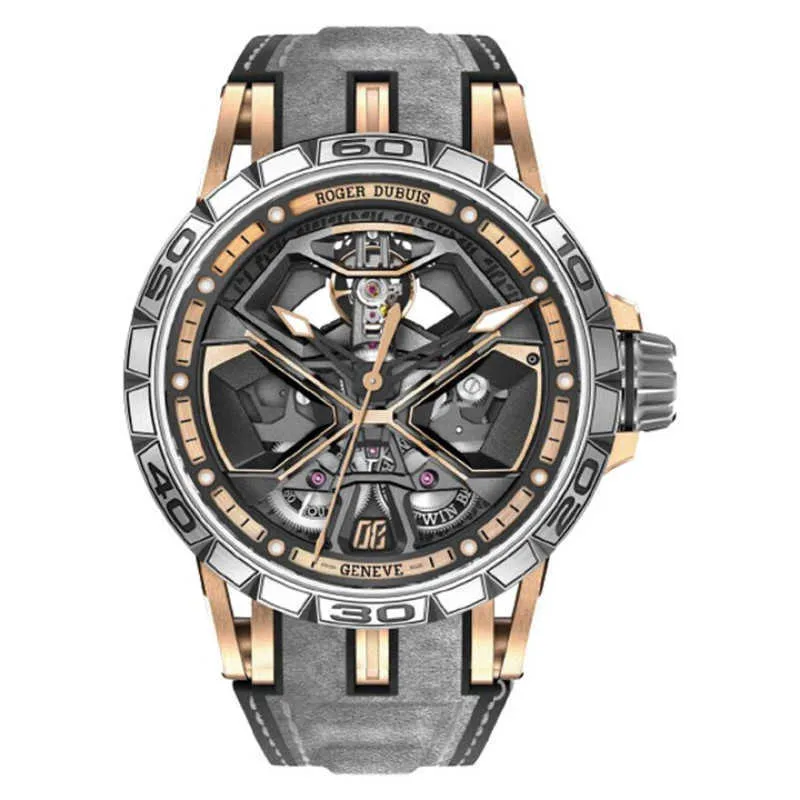Designer Luxury Montres pour hommes mécaniques automatiques ROGE King Racing Golden Bull Watch RDDBEX0750