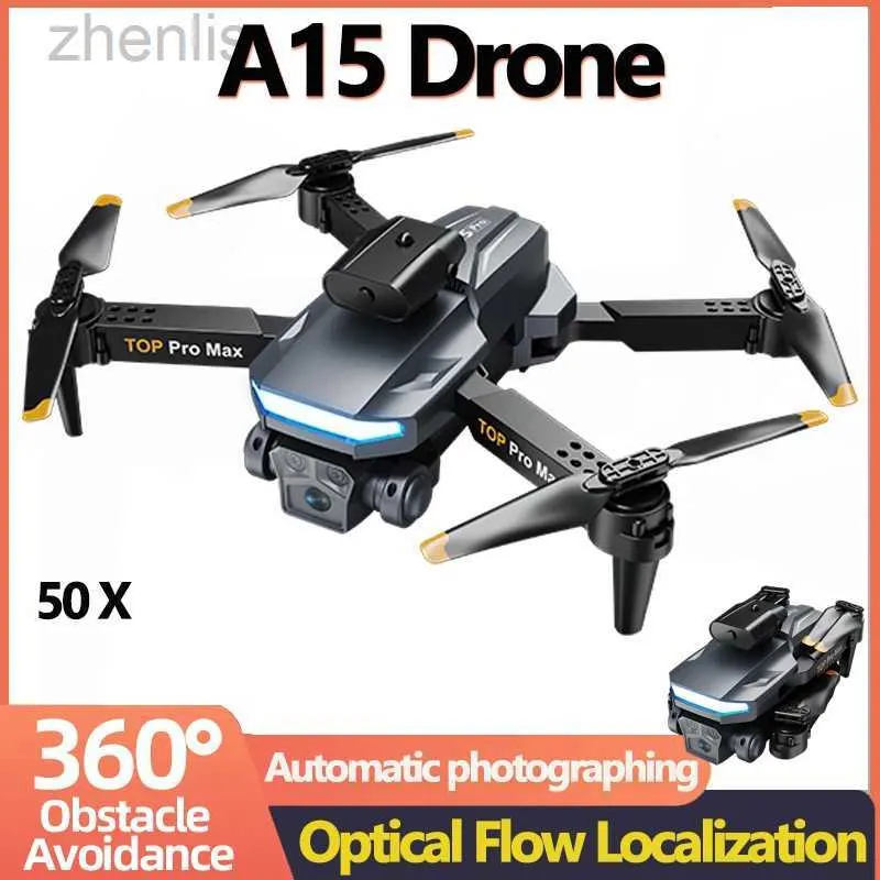 DRONES 8K A15 DRONE DE POSITION DU FLOX OPTIQUE AVEC DIBE CAMÉRA Pour éviter les obstacles utilisés pour la photographie aérienne de Xiaomis voyage en plein air quatre hélicoptères D240509