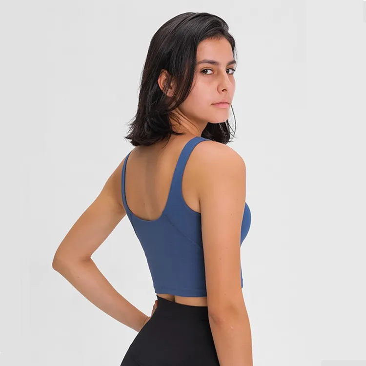 Womens Yoga Bras Tank Top Sports Bra Yoga Outfit Women Summer T Shirt Solid Sexy Crop Tops Sleeveless Fashion Vest 28 Colors
