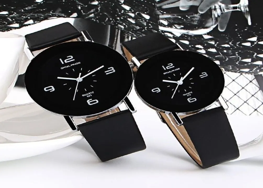 2020 New Style Watch Student koreanischer Stil einfache Paare Watch Herren Belt Watch Ins kleine frische Frauen5641213