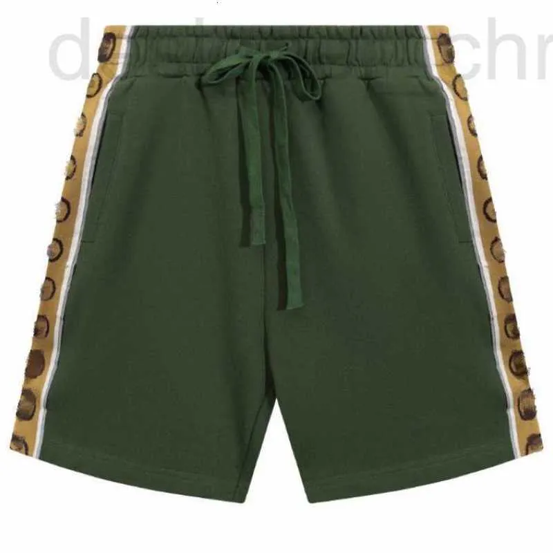 Men's Shorts Designer High end trendy printed men's and women's elastic woven pants casual versatile loose shorts 6KUV