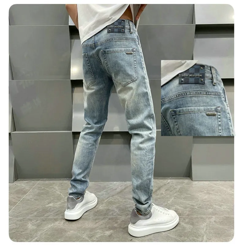 Jeans masculinos Primavera Verão Summer Men Chicon Men reto LONO FIL FIT