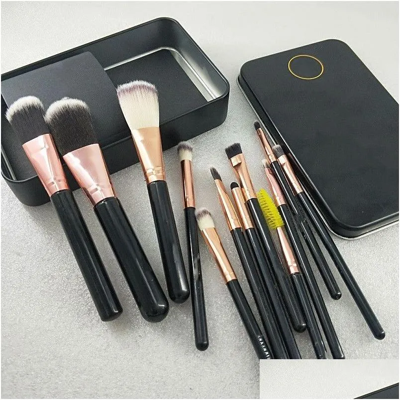 Make -up Pinsel neue Markenwerkzeuge Pinsel 12PCs/Set Pulver Pulver Lidschatten Porto Schnelle Lieferung Drop Health Beauty Accessoires OTMPH