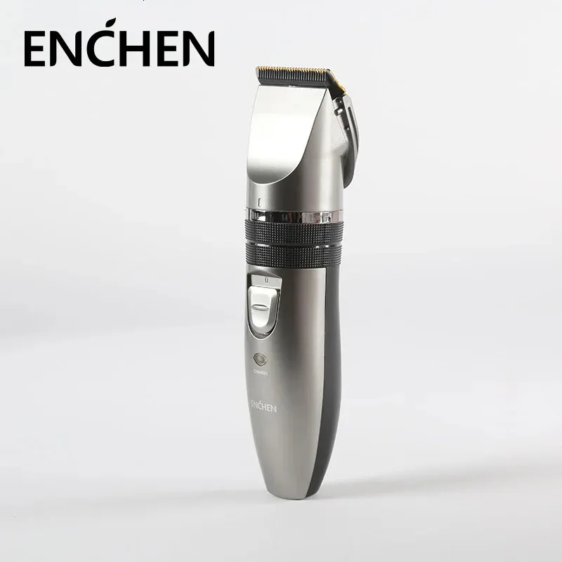 Enchen Sharp x Cabelo Profissional Aparador de cabelo Recarregável Clipper Electric Men sem fio Corte de cabelo sem fio Lâmina de cerâmica ajustável 240408