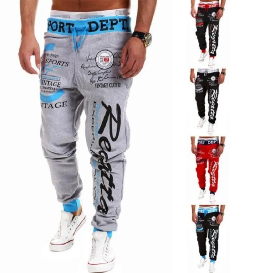 Autumn Winter Running Pants Mannen Loose Joggers Dance Basketball Sweatpants Gym Training Jogging Pants Mens Sport Trousers Letter T24315454