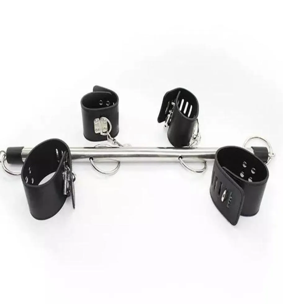 NOUVEAU SYSTÈME DE RESTRAINTION DE LIT BDSM PLACE PLACE Bondage de la cheville Cuffs Cuffs Slave Femdom Tourne de la cheville CElonge pour adultes