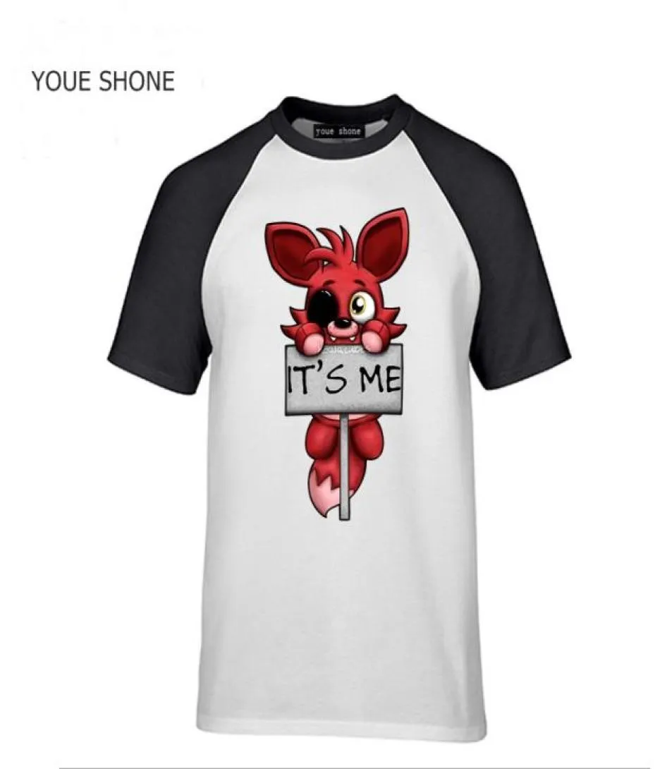 it039s me kawaii fnaf plysch foxy män hip hop tshirt bomull Oneck tshirt man barn barn märke kort ärm tee pullover pol5091378