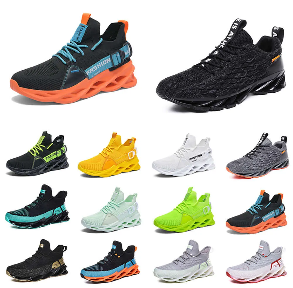 Zomertrainers Mannen Ademende hardloopschoenen Wolf Gray Tour Geel Teal Triple Black White Green Mens Outdoor Sports Sneakers acht drie