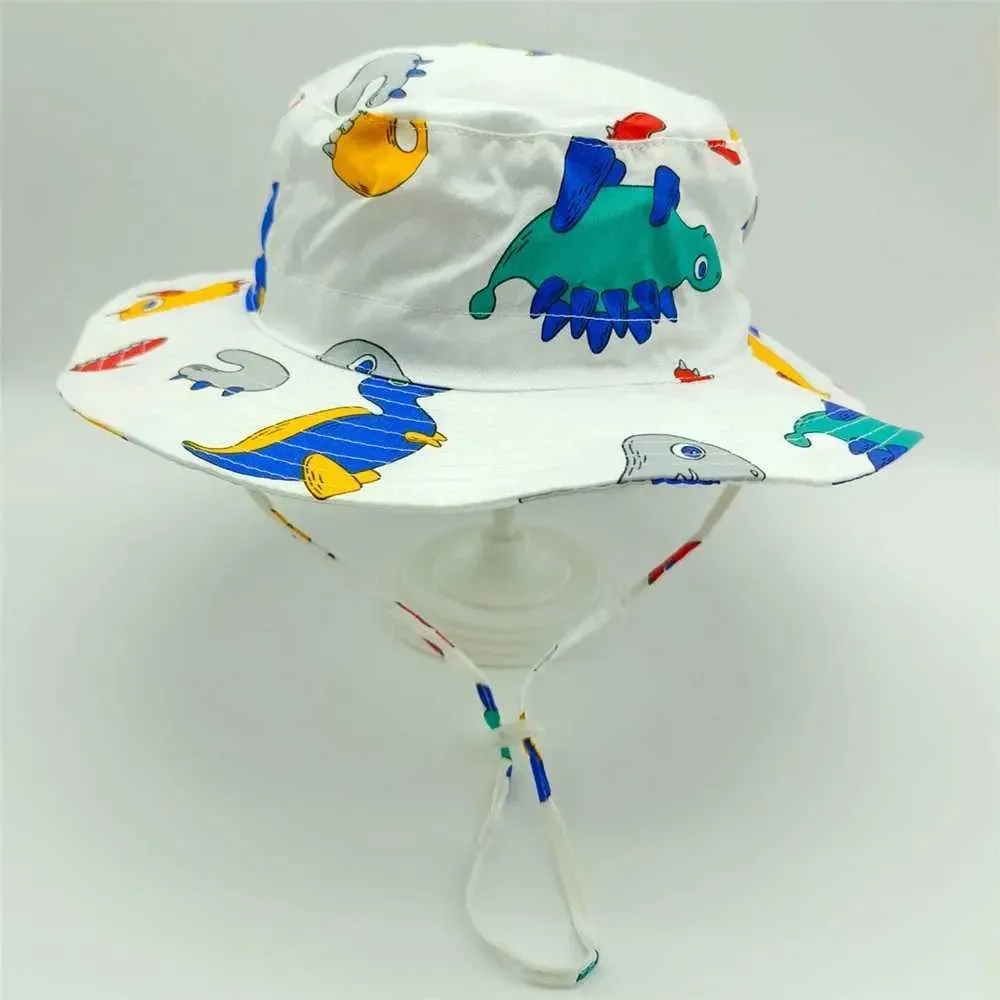 7nw8 Caps Chapeaux Nouveau dessin animé Baby Bucket Hat Panama Summer Garçons pêcheur en plein air Soleil D240509