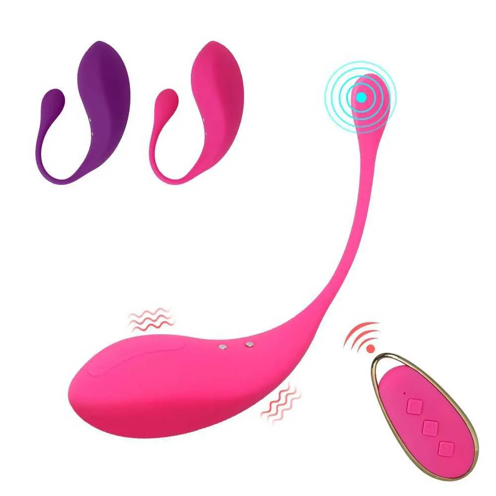 Andra hälsoskönhetsartiklar Kvinnlig bärbar G-Spot Vibrator Vuxen Jumping Kegel Ball kraftfull kärlek Trådlös fjärrkontroll Vibration Q240508