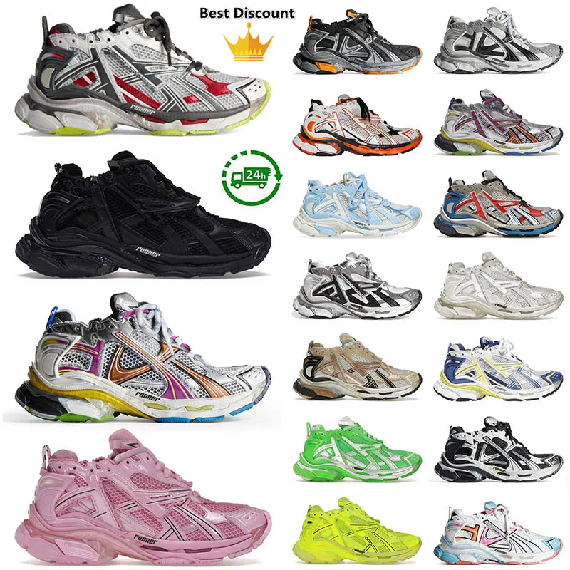 balenciaga balenciaga' track runners 7 7.5 balencigaa runners belenciagas Designer Men Women Dress Shoes Hot Loafers Luxurys Sneakers Tess Gomma Nylon Pink Flat Trainers 【code ：L】