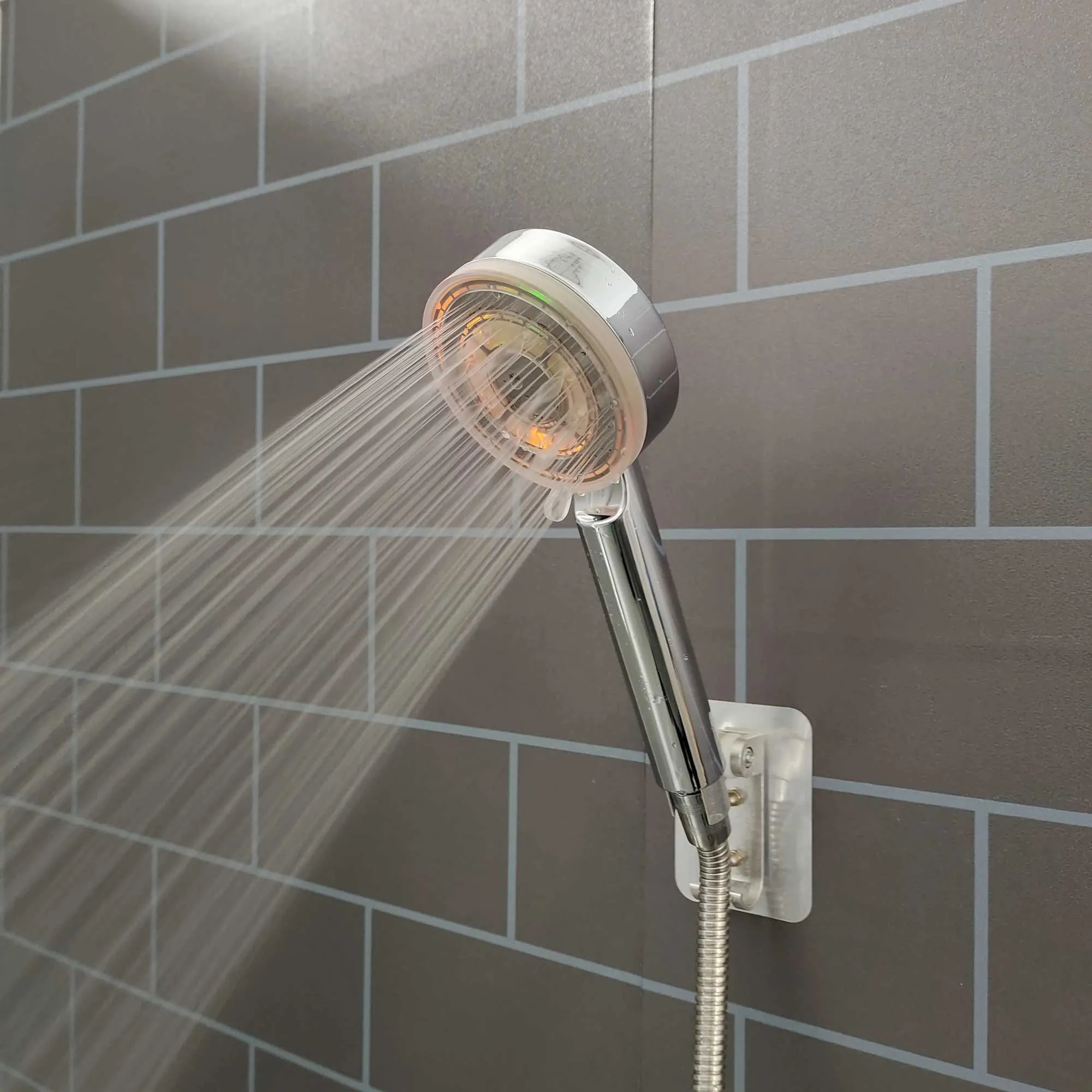 Deluxe 5-Mode Shower System - Color LED & Temp Sensor Included_voghion.com