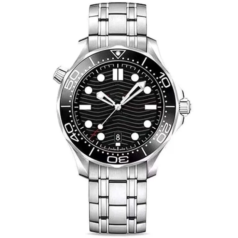 Męski luksus zegarek na świecie ceramiczna ramka ograniczona automatyczne zegarki 41 mm mechaniczny ruch szklany groź sportowy mors zegarki niebieskie W 255J