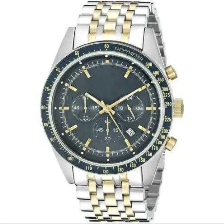 Man's Watch Desinger regarde AR6088 AR5857 AR1893 AR4629 New Fashion Mens Watchs Gold Watchs Mouvement original AAA Qualité 328a