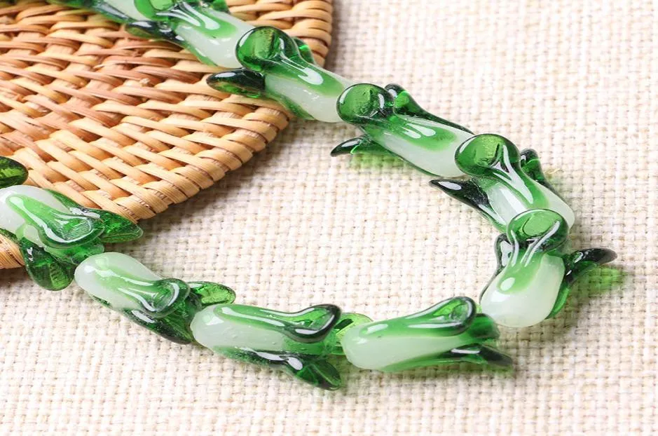 50pcslot Handmade Lampwork Beads 10x20mm Loose Spacer Lampwork Glass Beads For Jewelry Making Bracelet Necklace DIY Bead8237997