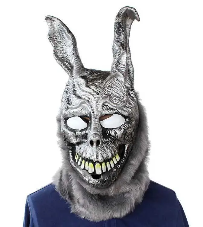 Masques de fête Donnie Darko Frank Rabbit Masque Animal Halloween Rôle Costume Costume Carnival Bar Supplies Q240508