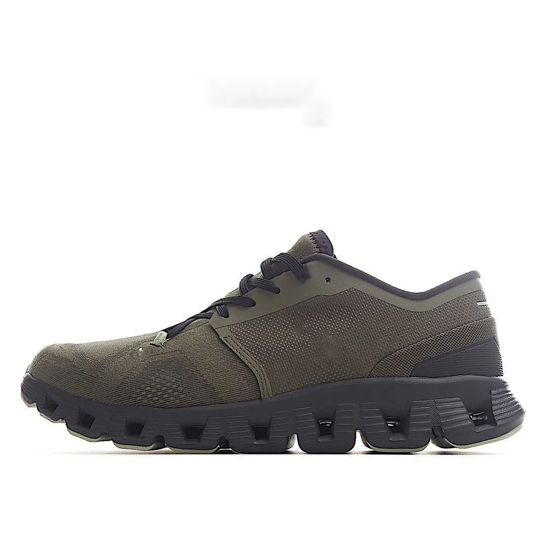 DHgate Army Green Splice Casual Tennis Shoes Breathable Cloud Running Shoes for Men and Women Shoes Accessories