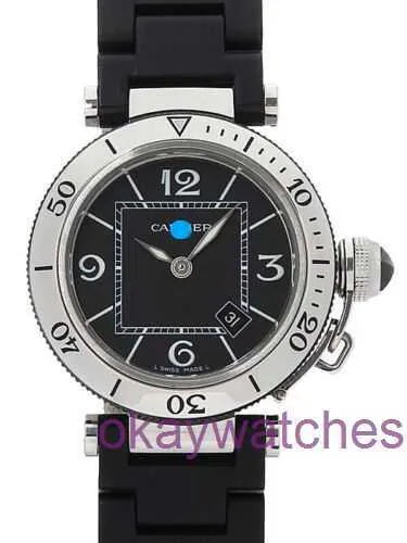 CRATTRE Designer Hoge kwaliteit horloges Watch Seat 33mm W3140003 3025 Boys Quartz SS Rubber F S met originele doos