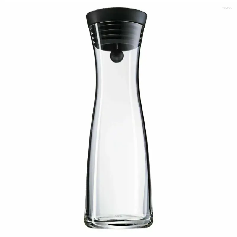 ワイングラスウォーターキャラフェ1.8Lハイボロケイ酸塩ガラスボトルベーシックチルティングレイド閉鎖水差し