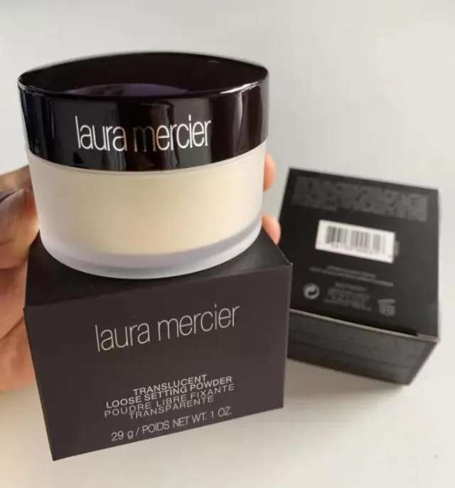 Marca Laura Mercier translúcido em pó de cenário solto 29g com maquiagem com plástico selado5952433