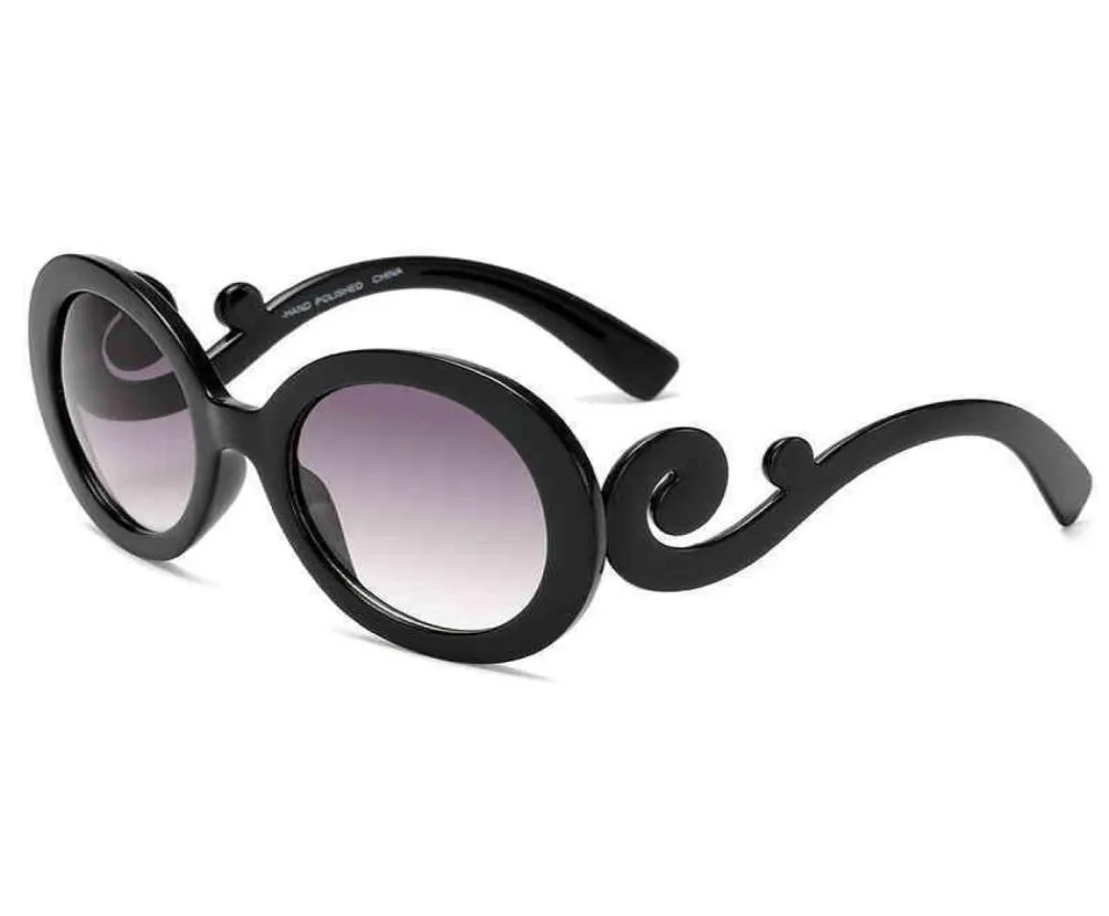 Vintage Cloud Sun Glass 2021 Cadre en plastique de mode Baroque Sunglass Women8506525